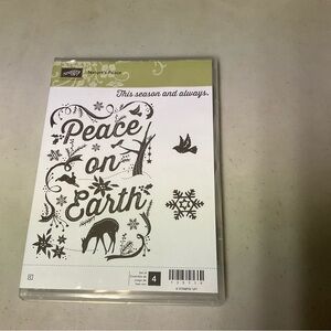 Stampin' Up! Nature's Peace Stamp Set - Black Design